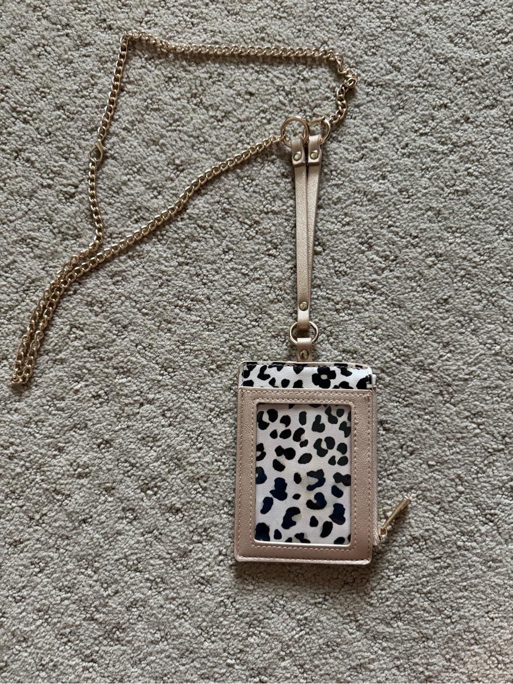 Chico's Leopard Print Card & ID Holder